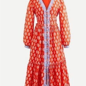 JCREW BOHEMIAN FRENCH BLOCK PRINT ZIMMERMAN STYLE DRESS-6